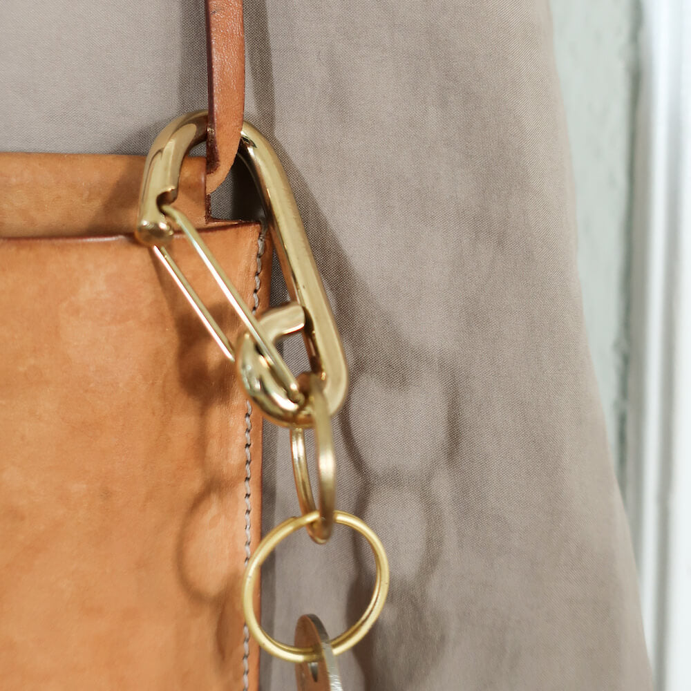 Brass Carabiner Key Chain (T/A)