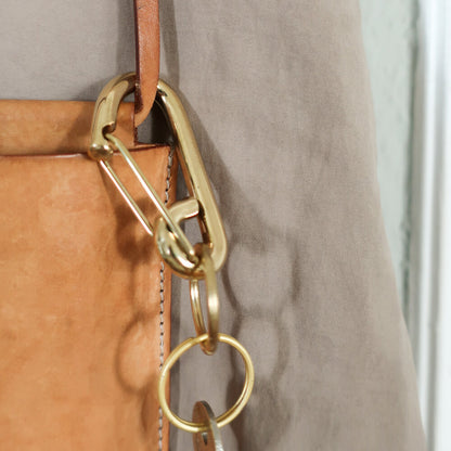 Brass Carabiner Key Chain (T/A)