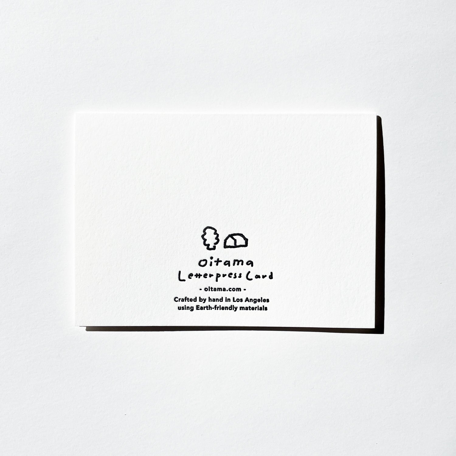 Letterpress Card/ Hanukkah Menorah