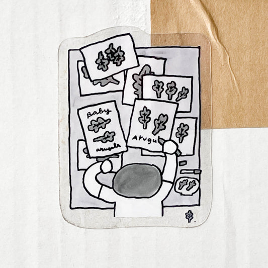 Sticker/ Drawing Baby Arugula