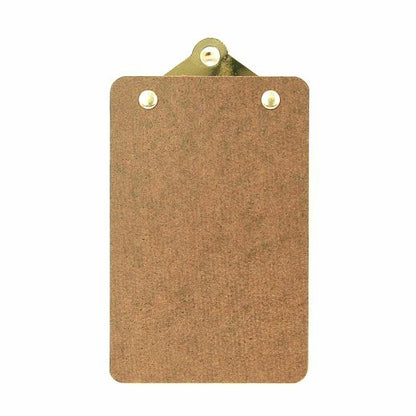 Old School Clipboard/ Mini/ Gold Clip (PENCO)