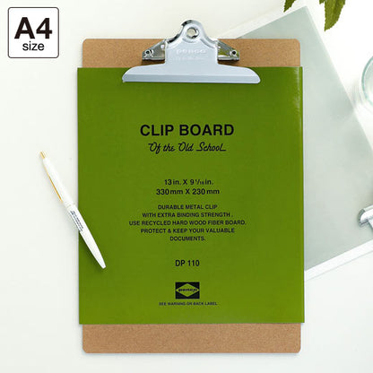 Old School Clipboard/ A4/ Gold Clip (PENCO)