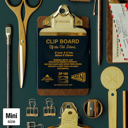 Old School Clipboard/ Mini/ Gold Clip (PENCO)