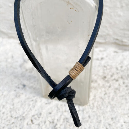 Leather Wrap Bracelet (MADE SOLID)